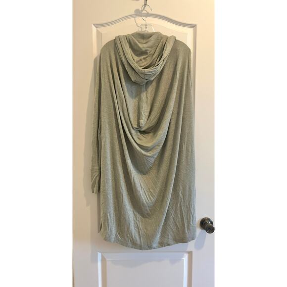 Women's Light Gray Hooded Sweater - Picture 6 of 12